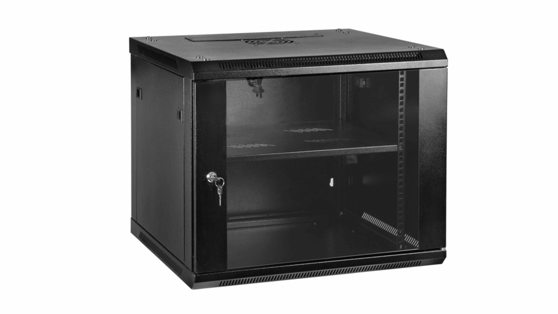 12U壁掛式網絡機柜布線及安裝解決方案