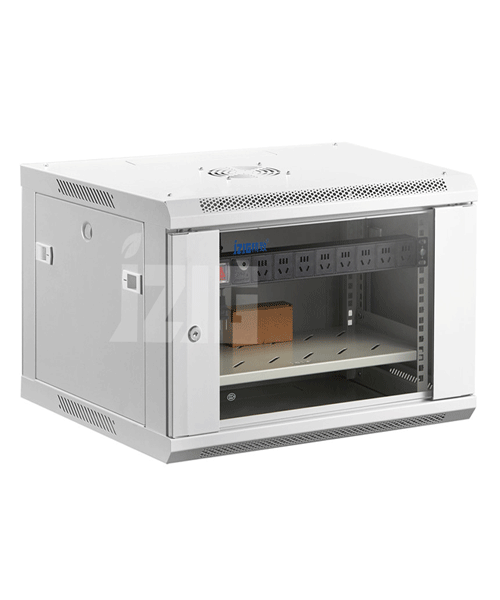 電腦灰玻璃9U掛墻式機(jī)柜